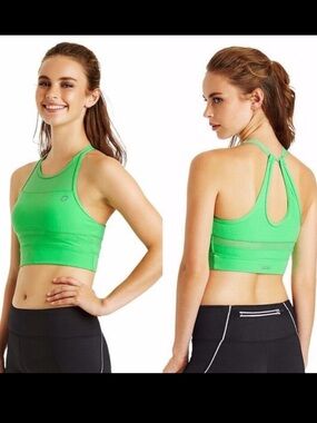 Lorna Jane Long Line High Neck Sports Bra